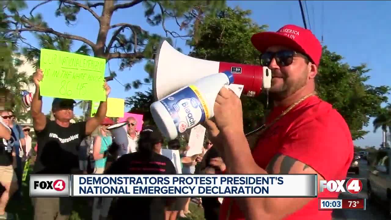 Anti-border wall protest held in Naples