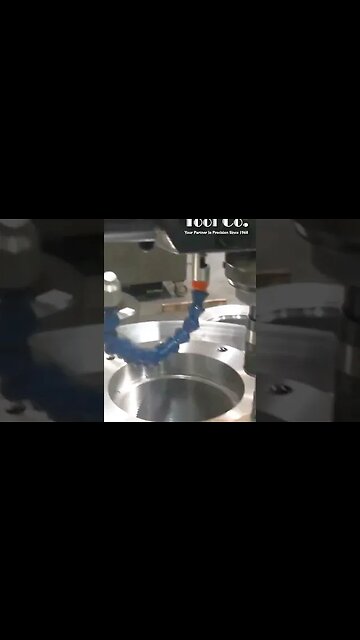 Tapping a HUGE Part with an Electric Tapping Arm!