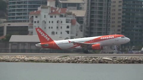 G-EZTZ Manchester Flight, Lands/Departs at Gibraltar, easyJet Flight 1963