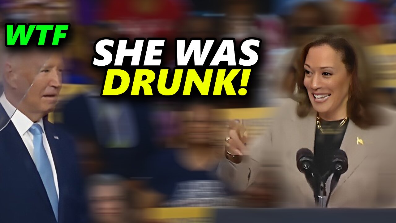 Kamala Harris Was Actually Drunk At Her Rally...