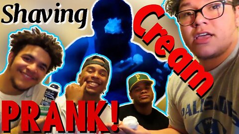 I DID THIS WHILE HE WAS ASLEEP... PRANK!!!!! (HE WAS PISSED OFF)