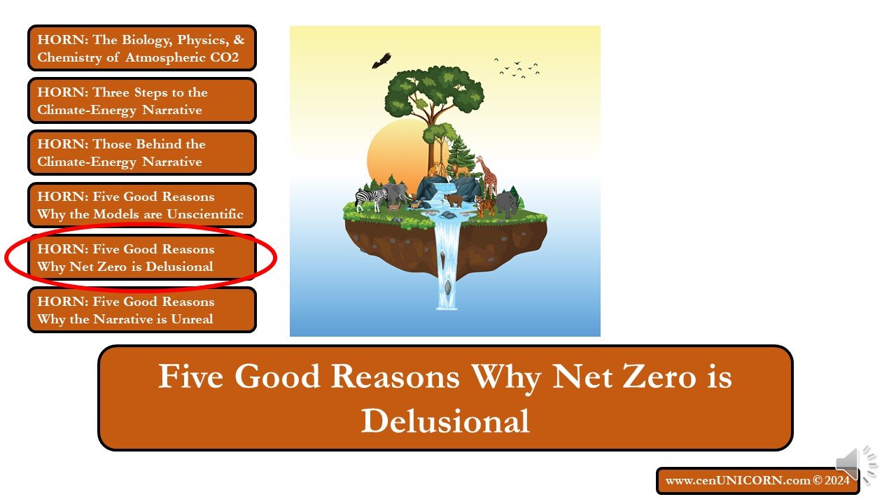 Five Good Reasons Why Net Zero is Delusional v1