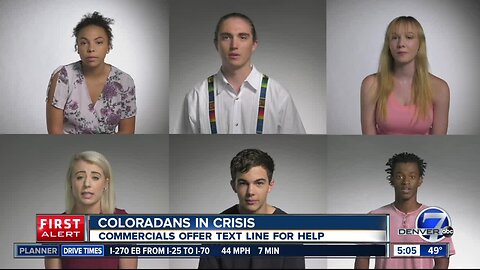 New commercials offer text line for Coloradans in crisis