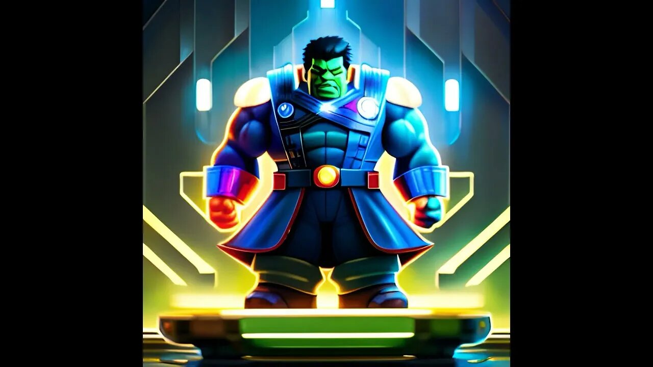 Hulk in a strange fusion #hulk #strangefusion #wonderapp