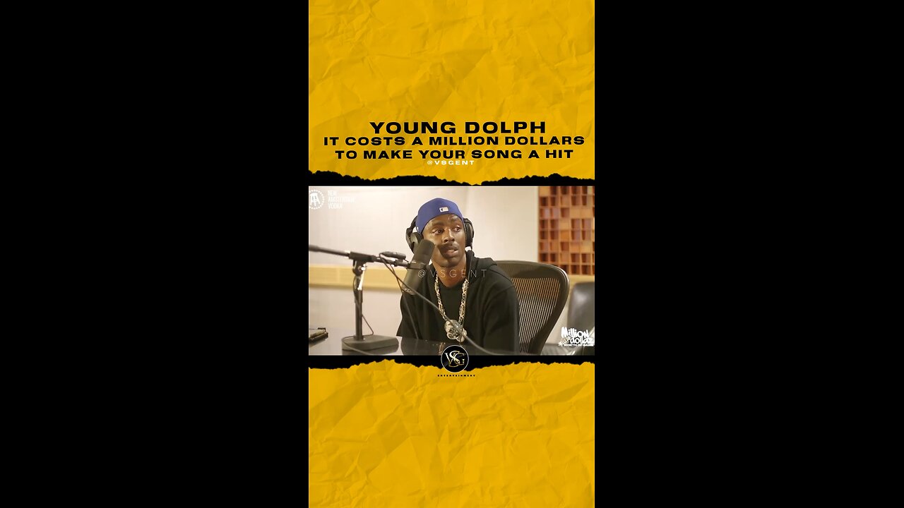 @youngdolph It costs a million dollars to make your song a hit