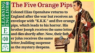 english story for listening ⭐ Level 1 – The Five Orange Pips | WooEnglish