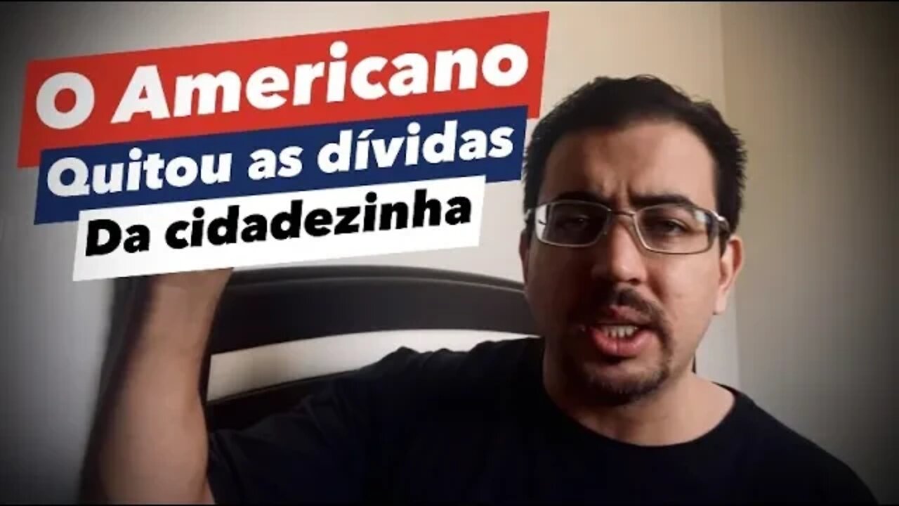 Americano chegou com R$ 100,00 e foi embora com ele