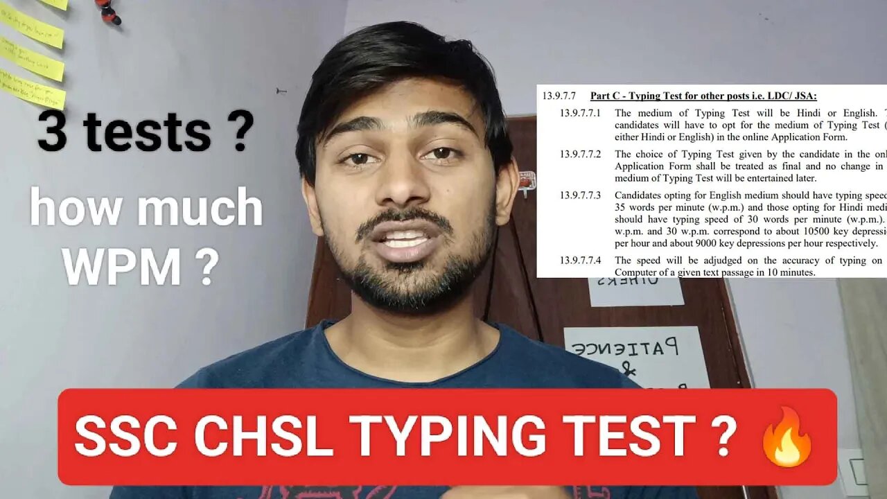 Chnaged Pattern - Typing Test of SSC CHSL 2023 | Required WPM ? #mews #sscchsl2023 #typing