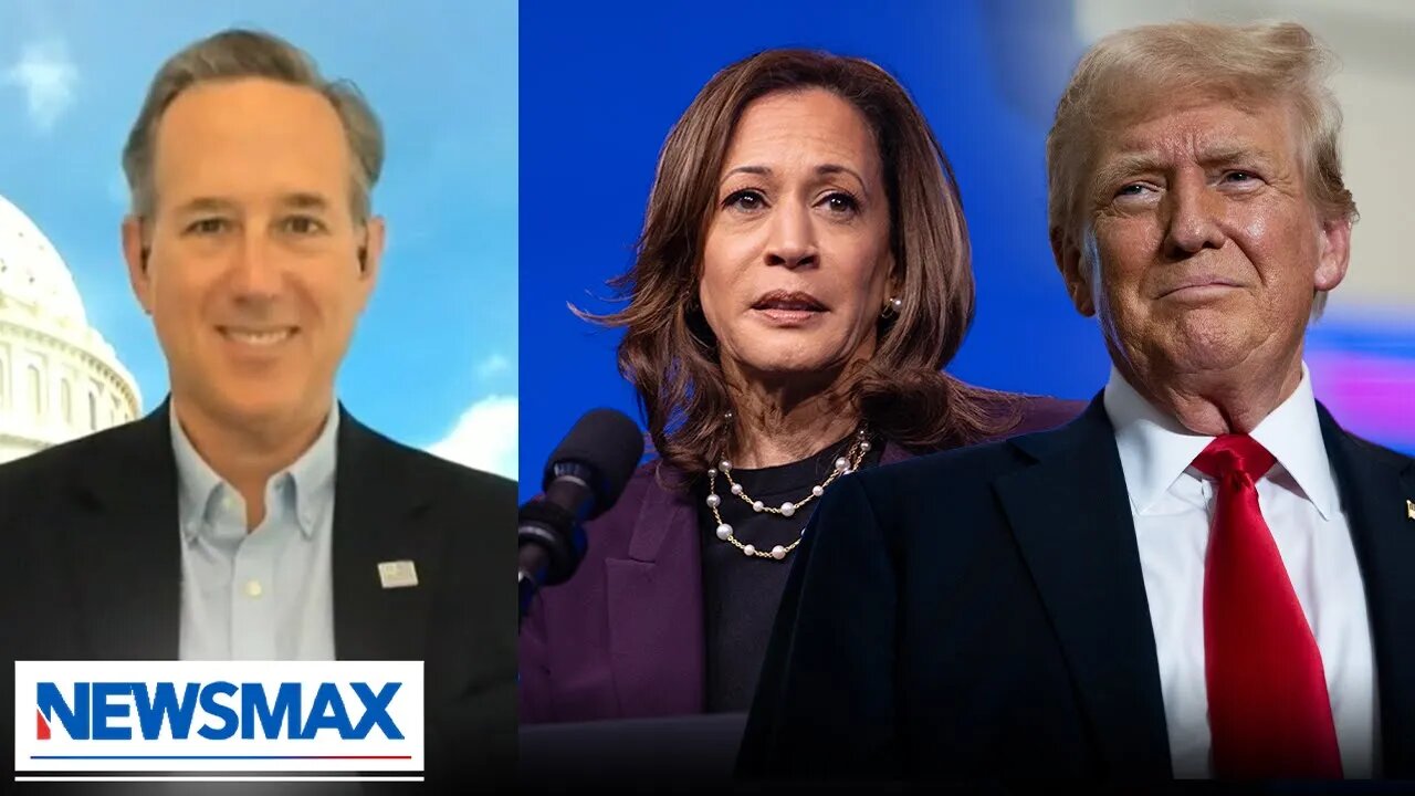 Rick Santorum: Democrats don't want Americans to see 'unscripted Kamala Harris' | Wake Up America