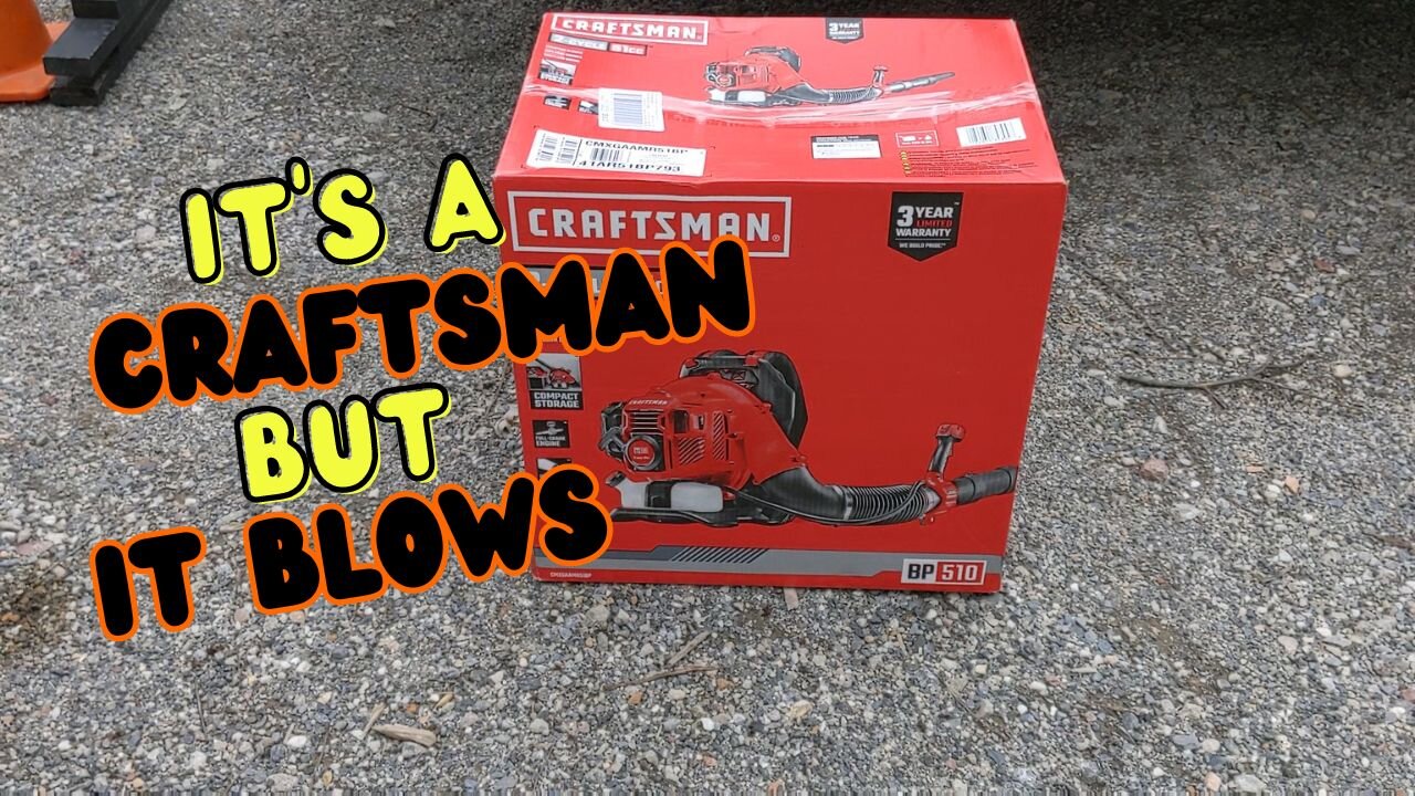 Craftsman BP510 Backpack Blower Assembly and First Impressions