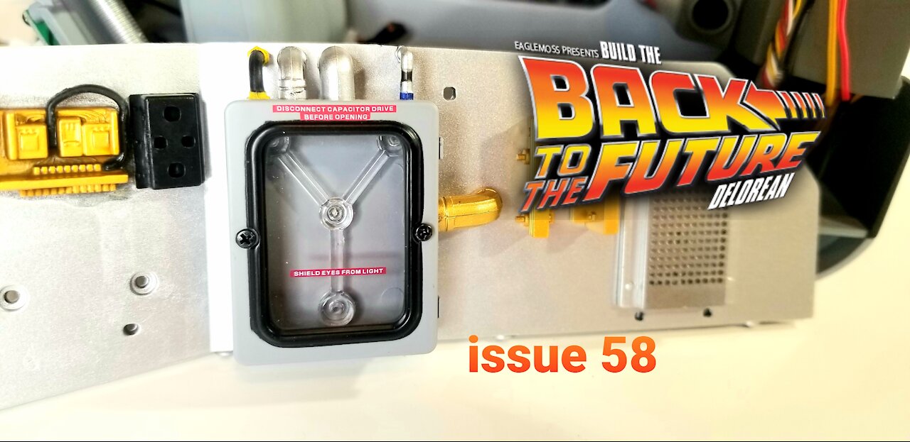 eaglemoss build the delorean issue 58 the flux capacitor