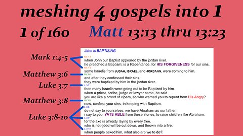 032 matthew 13_13 thru 13_23 p32 [Jesus] [Live]