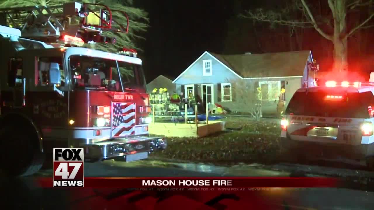 Authorities investigating house fire in Mason