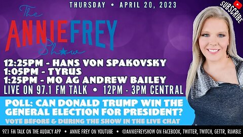 Biden Whistleblower, Presidential Election, Puppy Love • Annie Frey Show 4/20/23