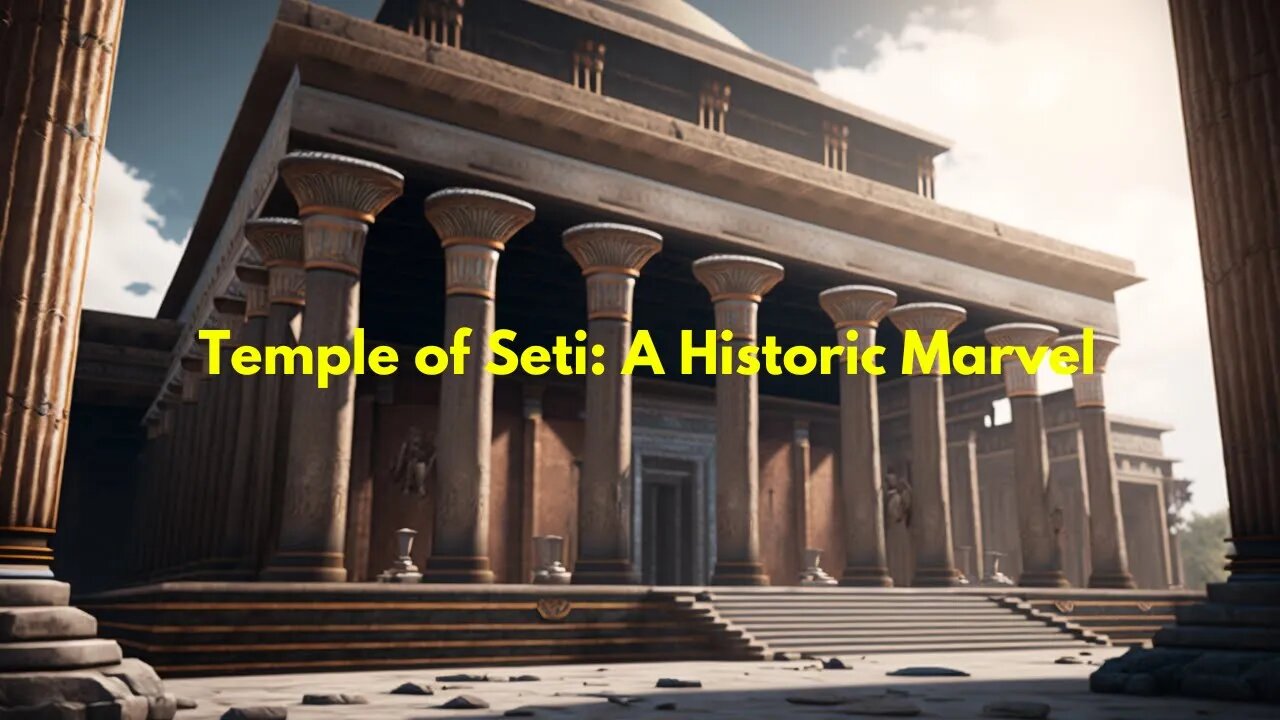 Temple of Seti: A Historic Marvel #history #ancient #ancientsites