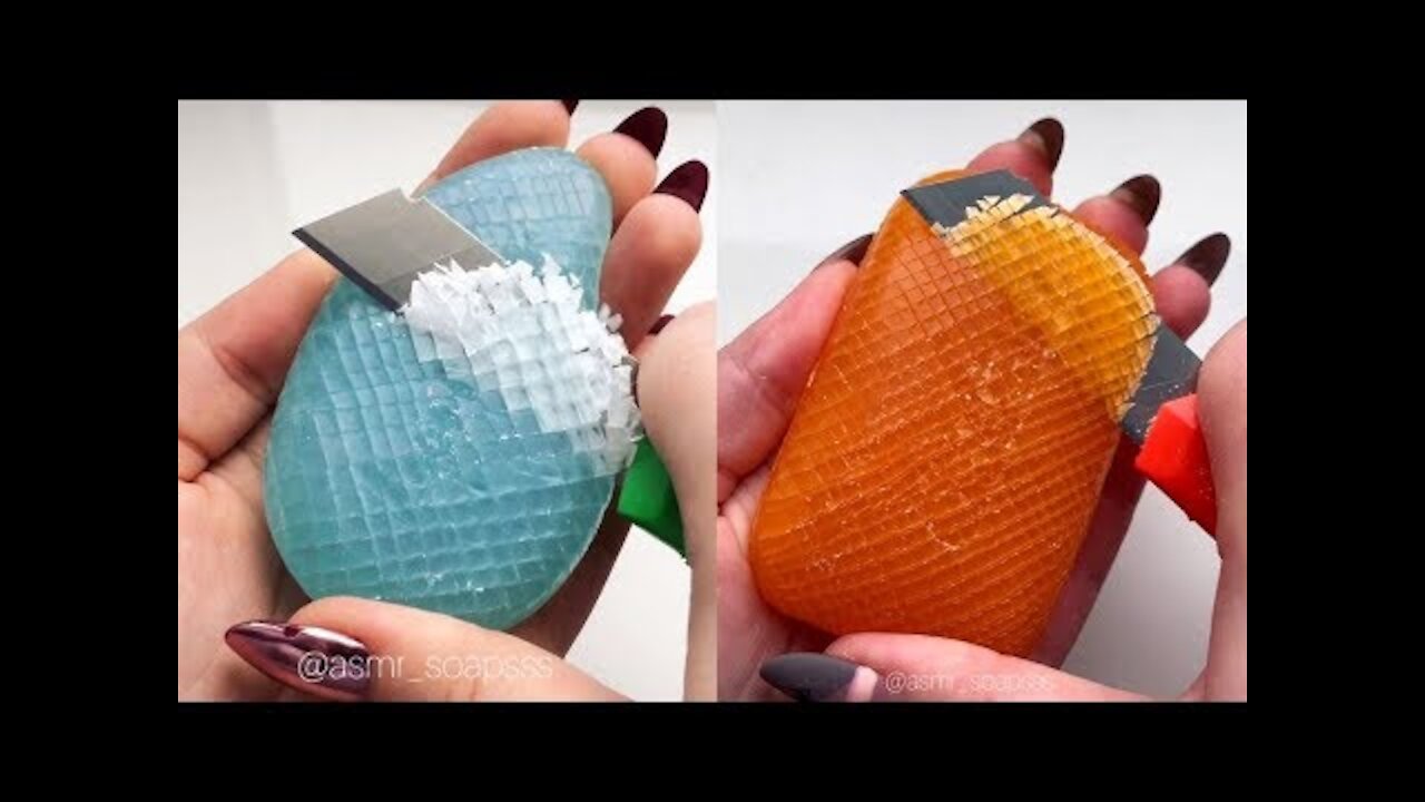 Soap Carving ASMR ! Relaxing Sounds ! (no talking) Satisfying ASMR Video | P17