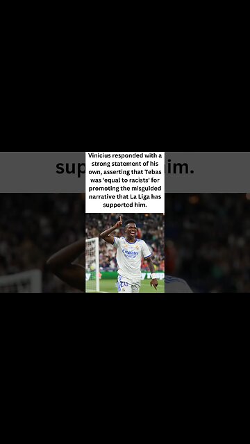 President of La Liga Javier Tebas said, "I had no desire to harm Vinicius Jr. #shorts