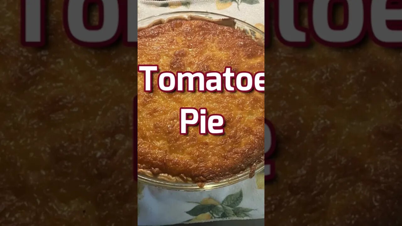 Tomatoe pie