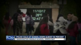 Police calls down at middle school nearly 50 percent