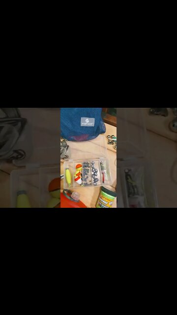 Going for trout! Be light, and let’s not carry a fishing suitcase 🧳