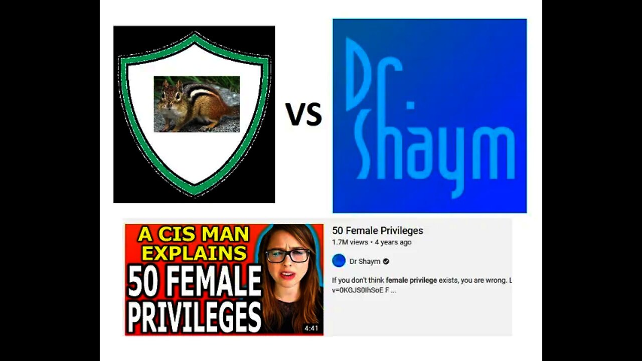 Dr Shaym '50 female privileges' DEBUNKED