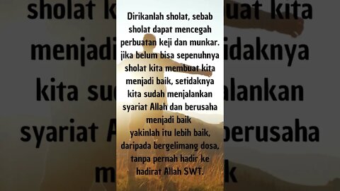 DIRIKANLAH SHOLAT