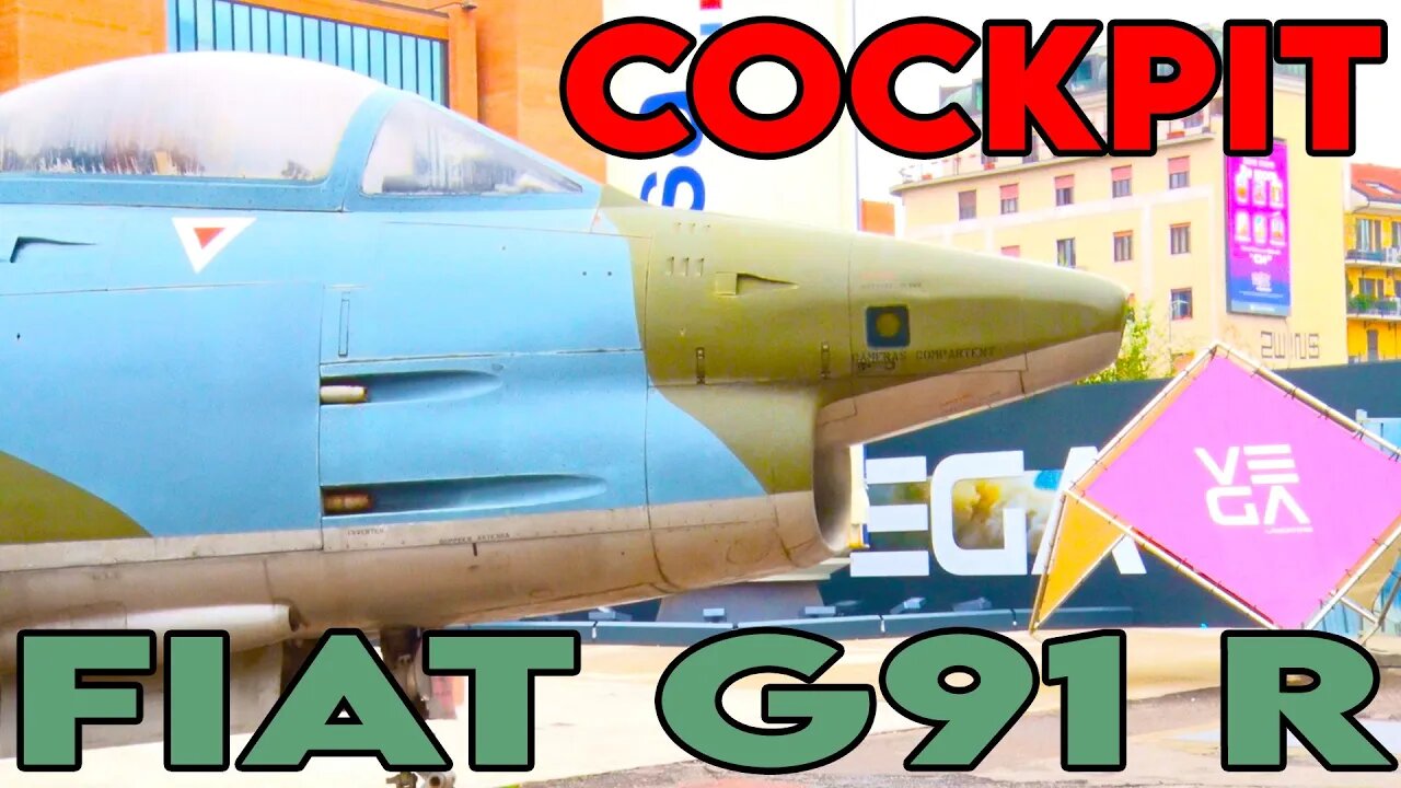 Fiat G91 R - Dentro il cockpit - con Mario Antognazza