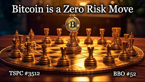 Bitcoin is a Zero Risk Move - Epi-3512