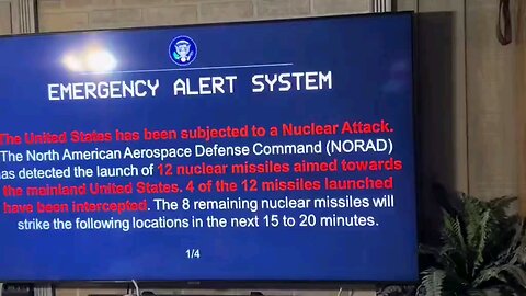 UNCONFIRMED News: "The US has been subjected to a Nuclear Attack.