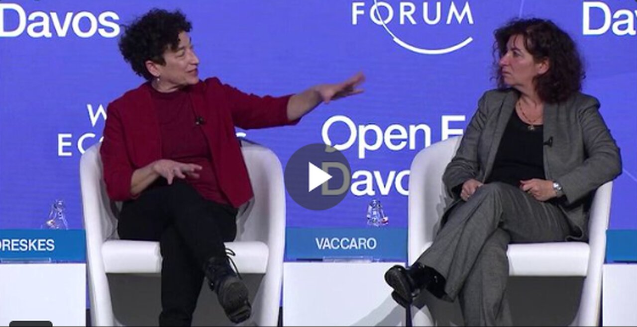World Economic Forum "agenda contributor", Naomi Oreskes: "Animal agriculture is...