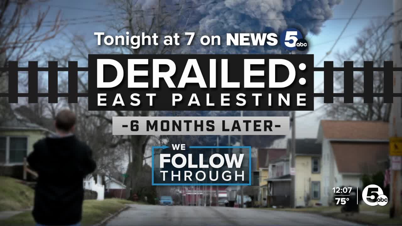 Tonight at 7pm - Derailed: East Palestine Six Months Later