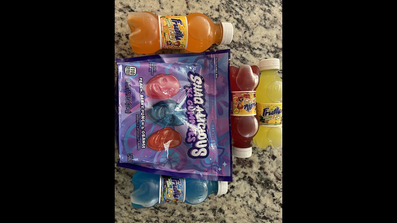 Taste Test: Fruit Flavored soda and Shaq Gummies