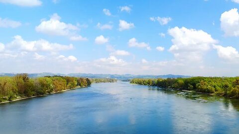 Blue Danube: Aggstein Castle Ruin, Ships and Seasons | 4K Cinematic | Drone | Austria