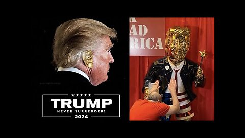 THE DONALD DELUSION! TRUMP IS LITERALLY BEING TURNED INTO A GOLDEN IDOL!