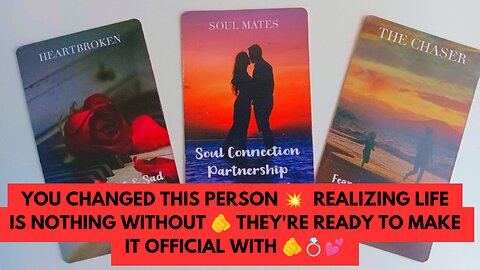 YOU CHANGED THIS PERSON 💥 REALIZING LIFE IS NOTHING WITHOUT 🫵 READY TO MAKE IT OFFICIAL WITH 🫵💍
