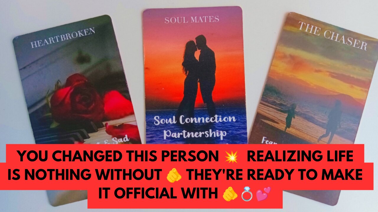 YOU CHANGED THIS PERSON 💥 REALIZING LIFE IS NOTHING WITHOUT 🫵 READY TO MAKE IT OFFICIAL WITH 🫵💍