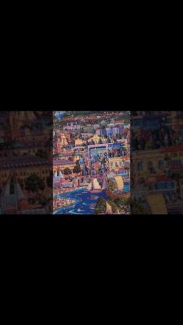 60,000 Piece What a Wonderful World Jigsaw Puzzle Day 53!! #shorts #puzzle #jigsawpuzzles #puzzles