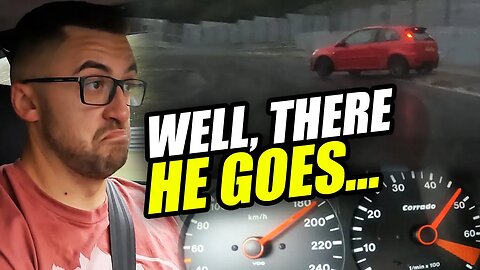 EXTREMELY LUCKY DRIVER in Extreme Weather! Corrado VR6 / Nürburgring
