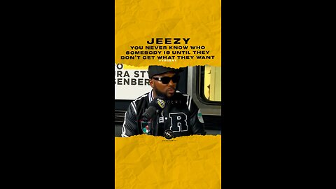 #jeezy You never know who somebody is until they don’t get what they want. 🎥 @hot97