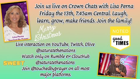 Live On Crown Chats w/host Lisa Perna: Friday the 13th