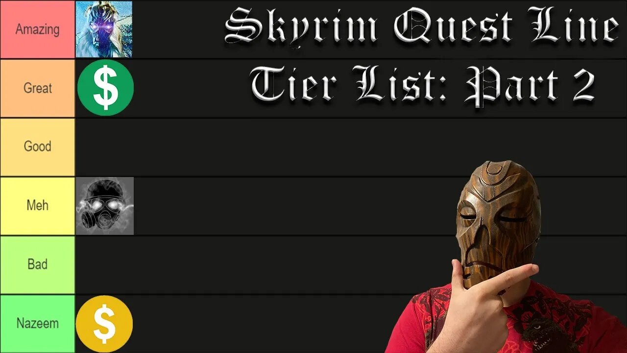 What Are The Best Questlines? | Skyrim Questline Tier List Part 2