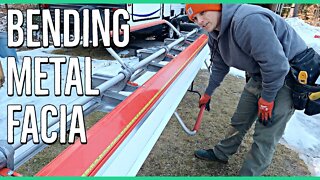 Bending Metal Facia with a Siding Brake