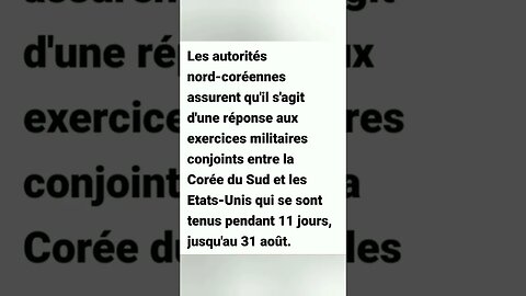 Corée du Nord: Pyongyang a simulé une nouvelle "attaque nucléaire tactique"