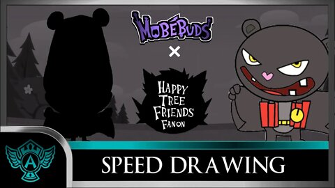 Speed Drawing: Happy Tree Friends Fanon - Bangster | Mobebuds Style