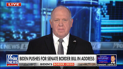 Tom Homan: 'Something Is Coming And It's Not A Laughing Matter'