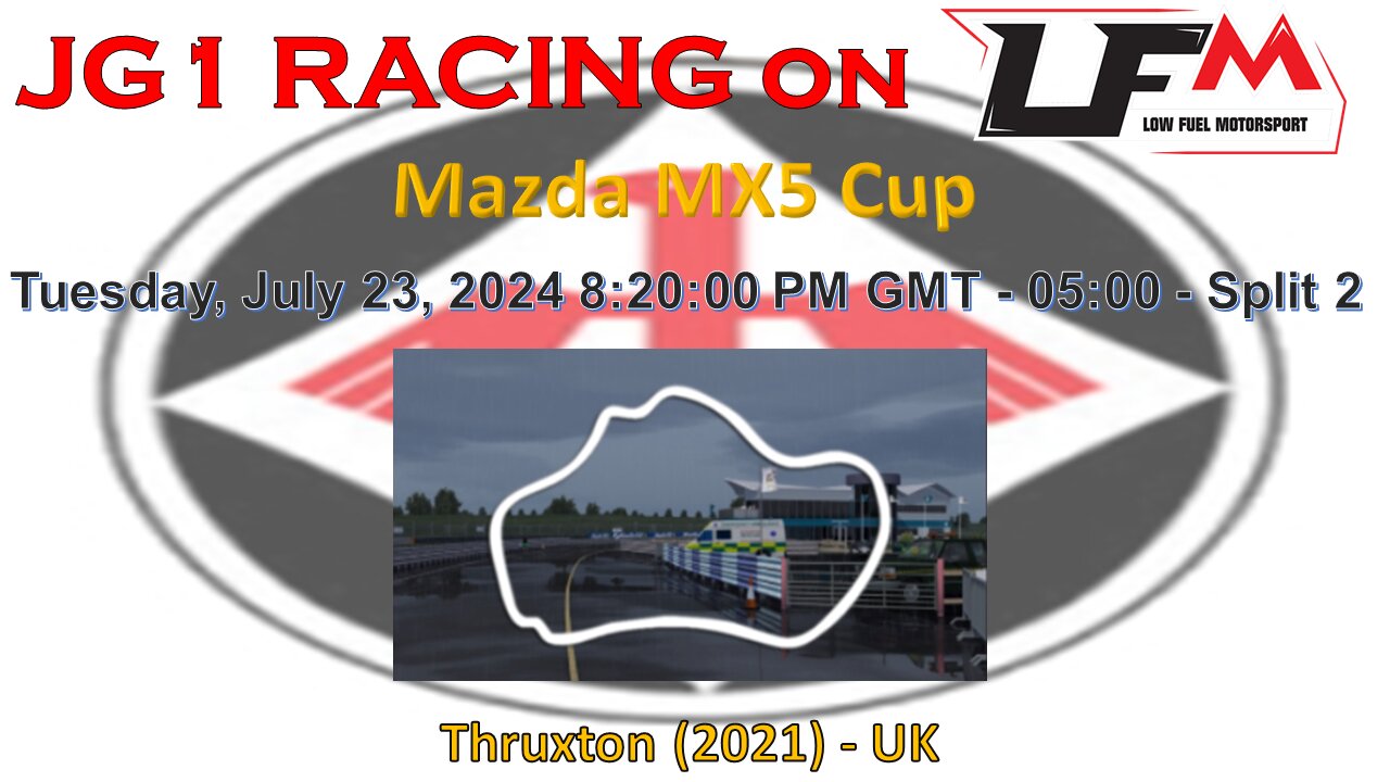 JG1 RACING on LFM - Mazda MX5 Cup - Thruxton (2021) - UK - Split 2