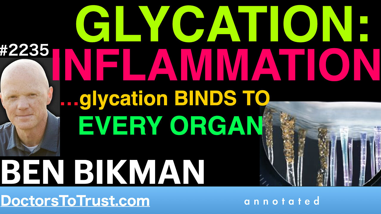 BEN BIKMAN h4 | Glycation: Inflammation…glycation binds to every organ