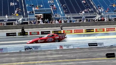 Nitro Funny Car burns em up!