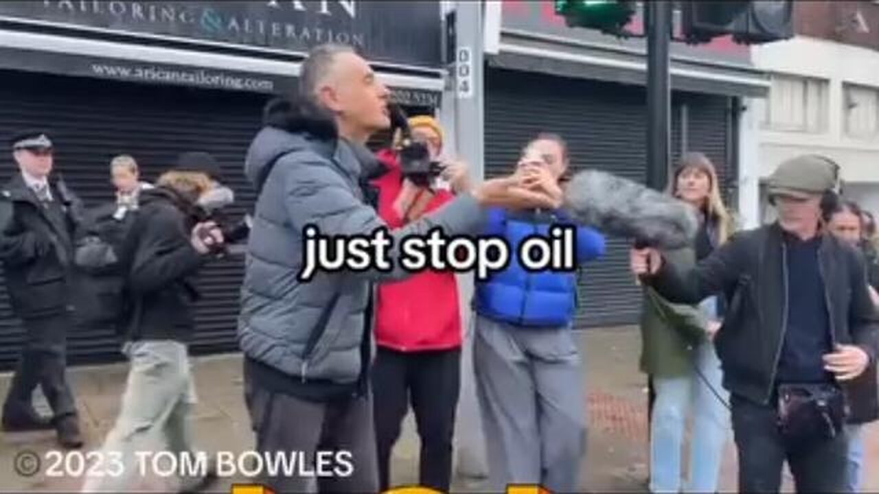 MAN'S HILARIOUS "JUST STOP OIL" RANT 🤣