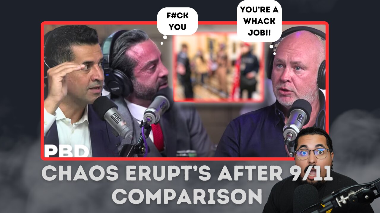 EPIC CLASH│ VINNY OSHANA VS STEVE SCHMIDT OVER THE COMPARISON OF JAN 6TH AND 9/11 ON PBD PODCAST